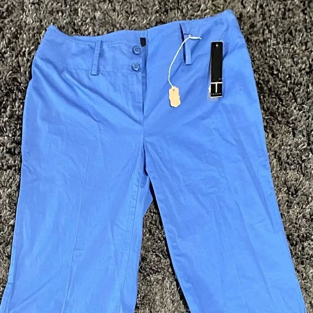 Tahari Women's Solid Wide Leg Trousers Size 2 - Picture 6 of 8